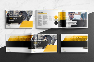 Landscape Brochure Magazine Mockup