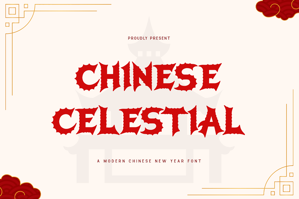 Chinese Celestial-ModernChineseFont, a Serif Font by overlaytemplates (Photo 1 of 5)