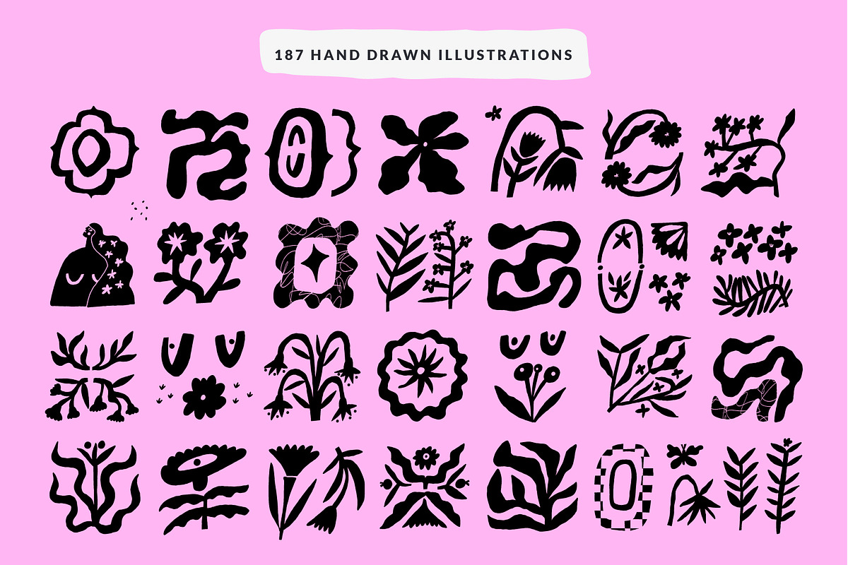 FOLK GODDESS | 212 BRANDING SHAPES, a Decorative Illustration by Favete Art (Photo 4 of 22)