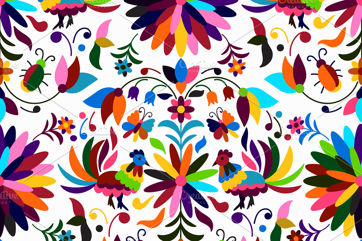 Otomi Style Patterns, a Pattern Graphic by alexmakarova (Photo 3 of 3)