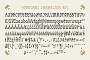SFC SORTVANE, a Blackletter Font by Skilline Supply Co. (Thumbnail 7 of 8)