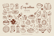 Whimsical Set Autumn Vibes, an Object Illustration by ViktoriyaD (Thumbnail 3 of 22)