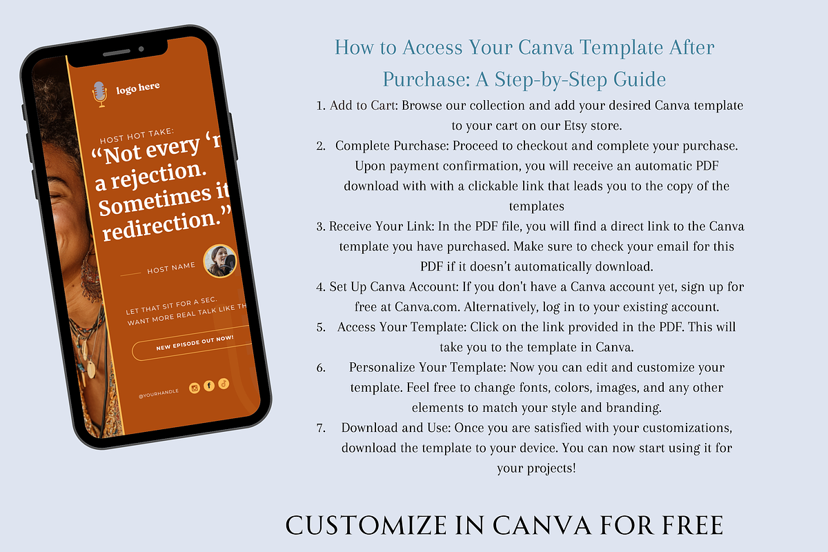 PODCAST INSTAGRAM POSTS TEMPLATE preview 5