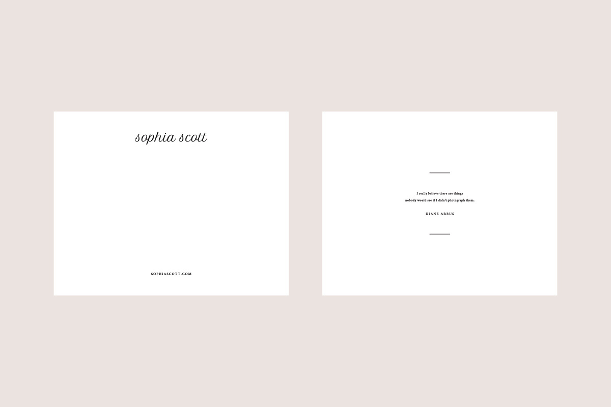 Sophia Business Card Templates, a Business Card Template by studiolmh (Photo 3 of 4)