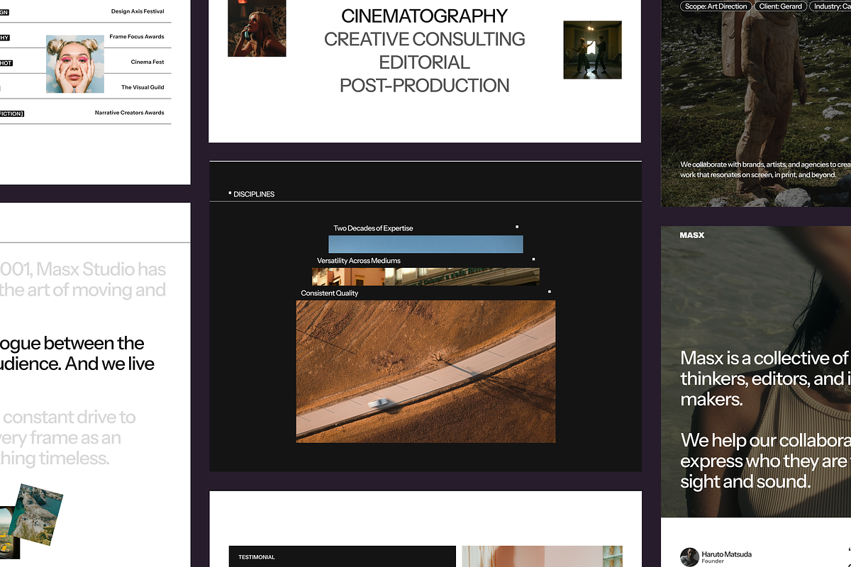 Creative Studio Framer Template preview 3