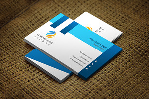 Blueat Corporate Business Card