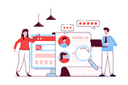 Flat Line Web Illustrations, a Templates & Theme by alexdndz (Thumbnail 14 of 25)