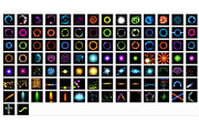 100 Shine Vector Elements Bundle, an Object Illustration by Kseniya-Omega (Thumbnail 2 of 9)