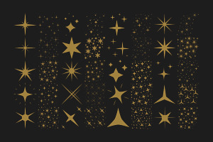 Sparkling Star Set 1 Procreate Brush