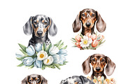 Festive dogs bundle, an Animal Illustration by TheCuteShop (Thumbnail 15 of 33)