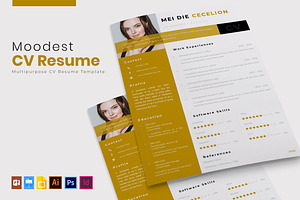 Moodest CV & Resume