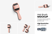 Hair Brush Mockup, a Product Mockup by bimockup (Thumbnail 1 of 6)
