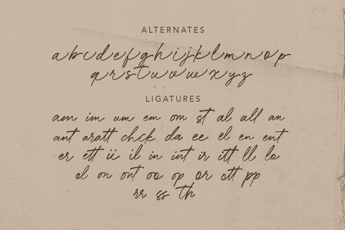 Kallistone Handwritten Font, a Handwritten Font by DzikrulAulia (Photo 8 of 9)