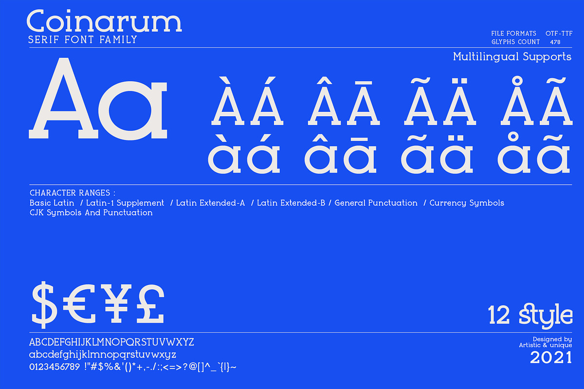 Coinarum - Serif font family, a Serif Font by Artistic & Unique (Photo 10 of 12)