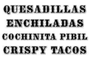 Texas Chili Font Family Complete