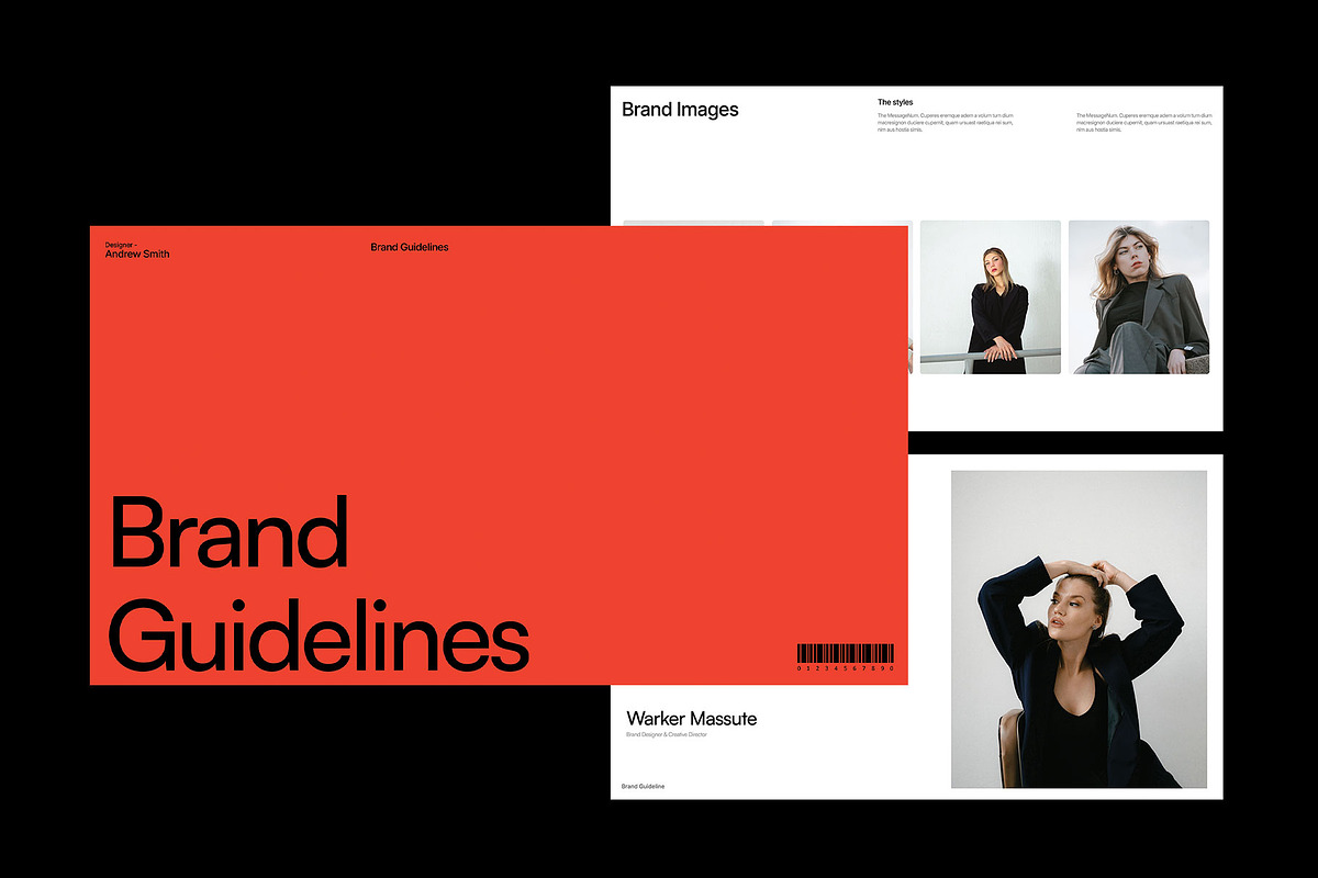 Minimal Brand Guide, a Branding & Logo Template by Devators (Photo 2 of 6)