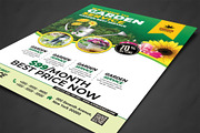 Garden Services Flyer Template, a Flyer Template by AfzaalGraphics (Thumbnail 2 of 4)