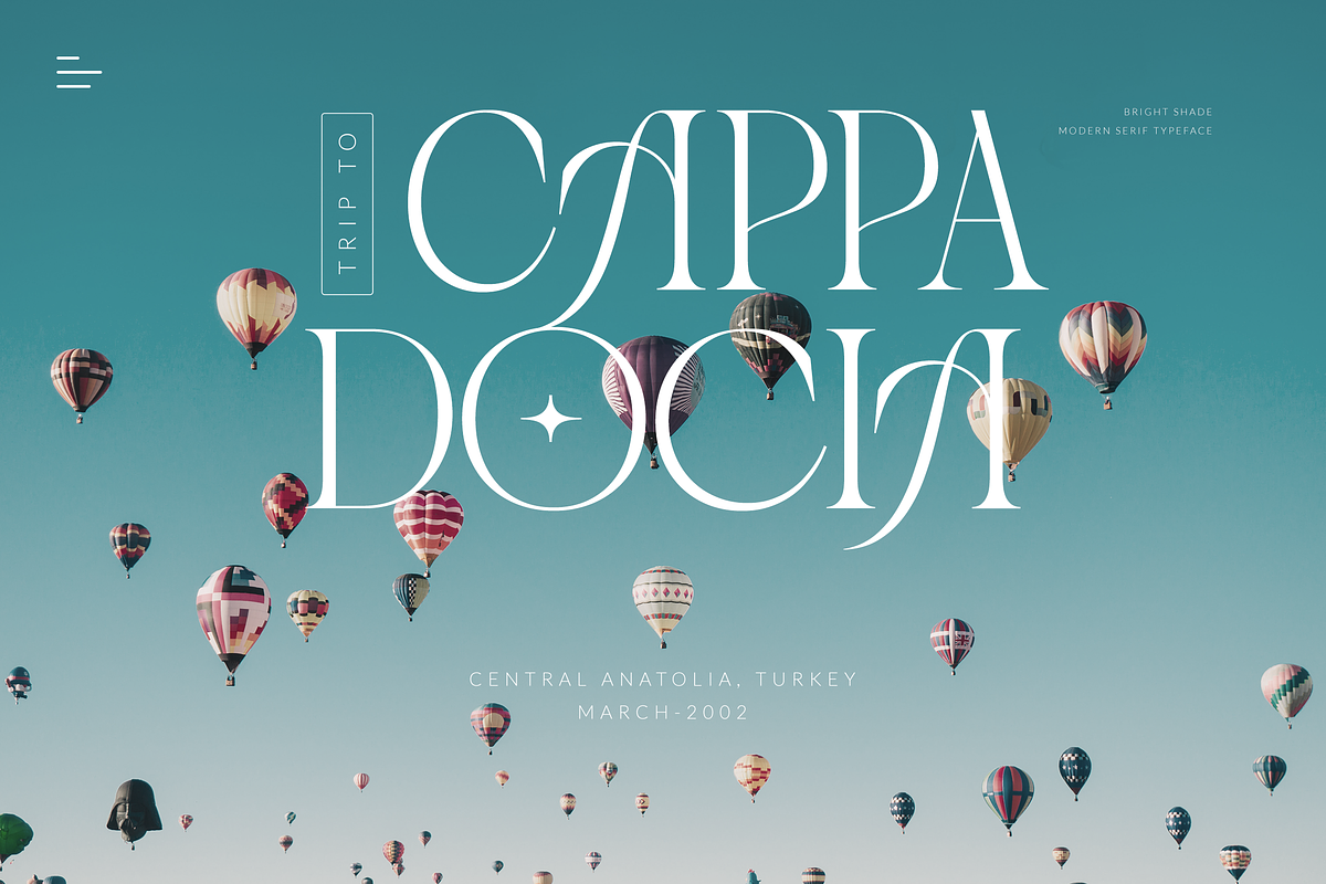 Bright Shade - Modern Serif Display, a Serif Font by Namara Creative Studio (Photo 7 of 12)