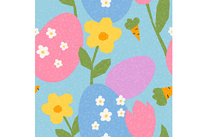 Seamless pattern for Easter, a Texture Illustration by Andrey Yaroslavtsev
