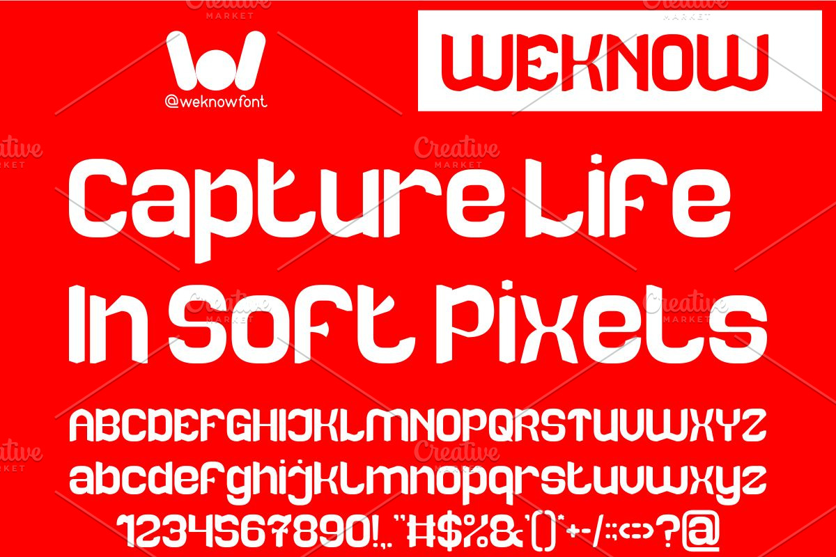 Record moment font, a Font by weknow (Photo 3 of 8)
