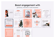 Fitness Instagram Feed Template, a Social Media Template by Cultive Creative (Thumbnail 10 of 13)