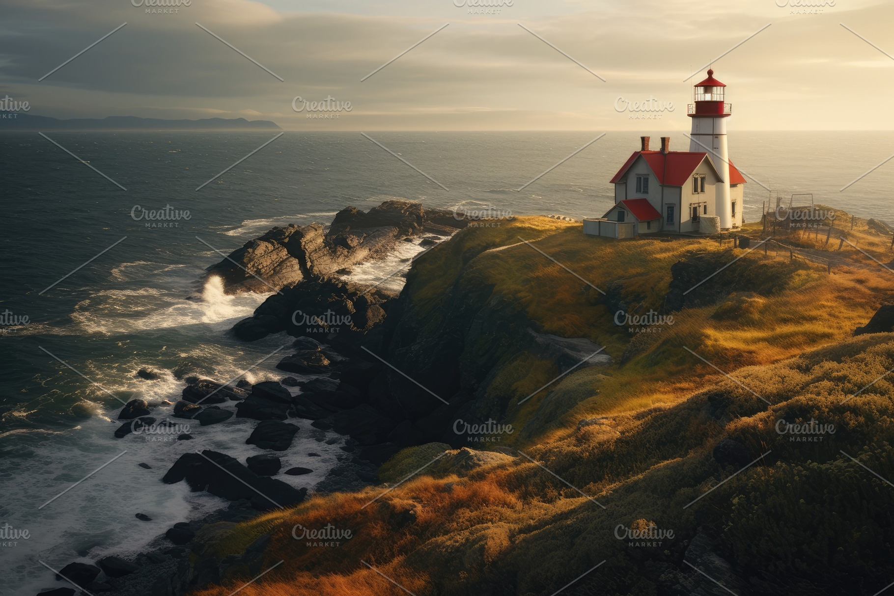 A stunning lighthouse perched atop a, a Photo by Iftikhar Alam