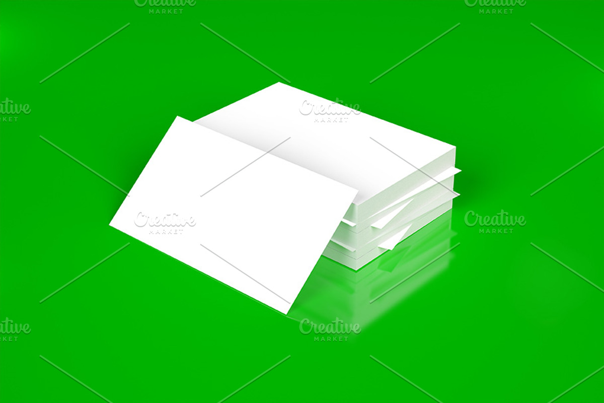 Mockup business card or invitation, a Print Template by Milan Mockup (Photo 3 of 7)