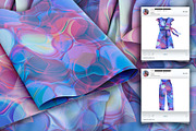 Flowing Fluidity: Set of Patterns, a Decorative Illustration by EireenBel (Thumbnail 2 of 13)