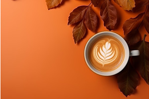 Pumpkin Latte. Generate Ai