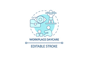 Workplace Childcare Concept Icon