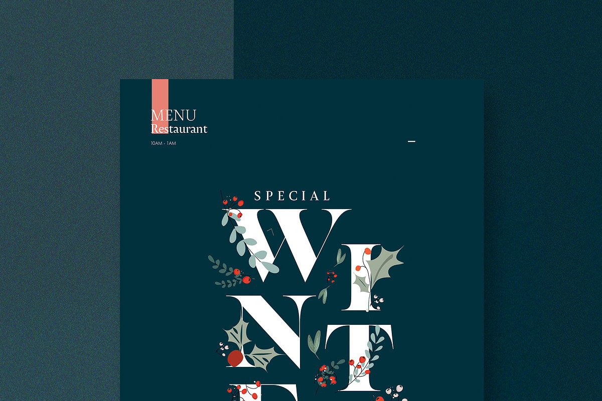 Winter Seasonal Menu, a Templates & Theme by wavebreak (Photo 2 of 2)