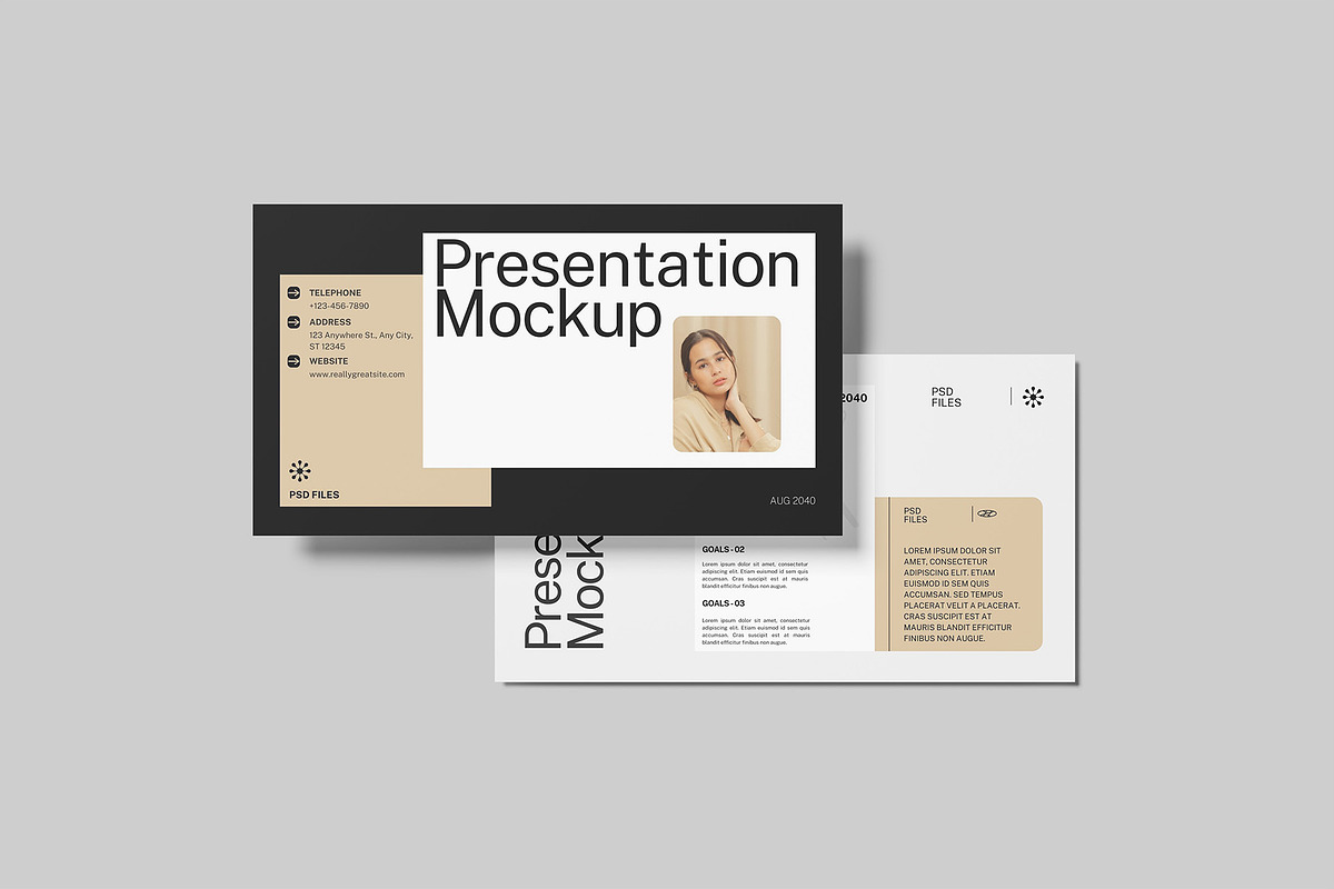 Slides Presentation Mockup, a Wearable Device Mockup by Graphiculon (Photo 3 of 11)