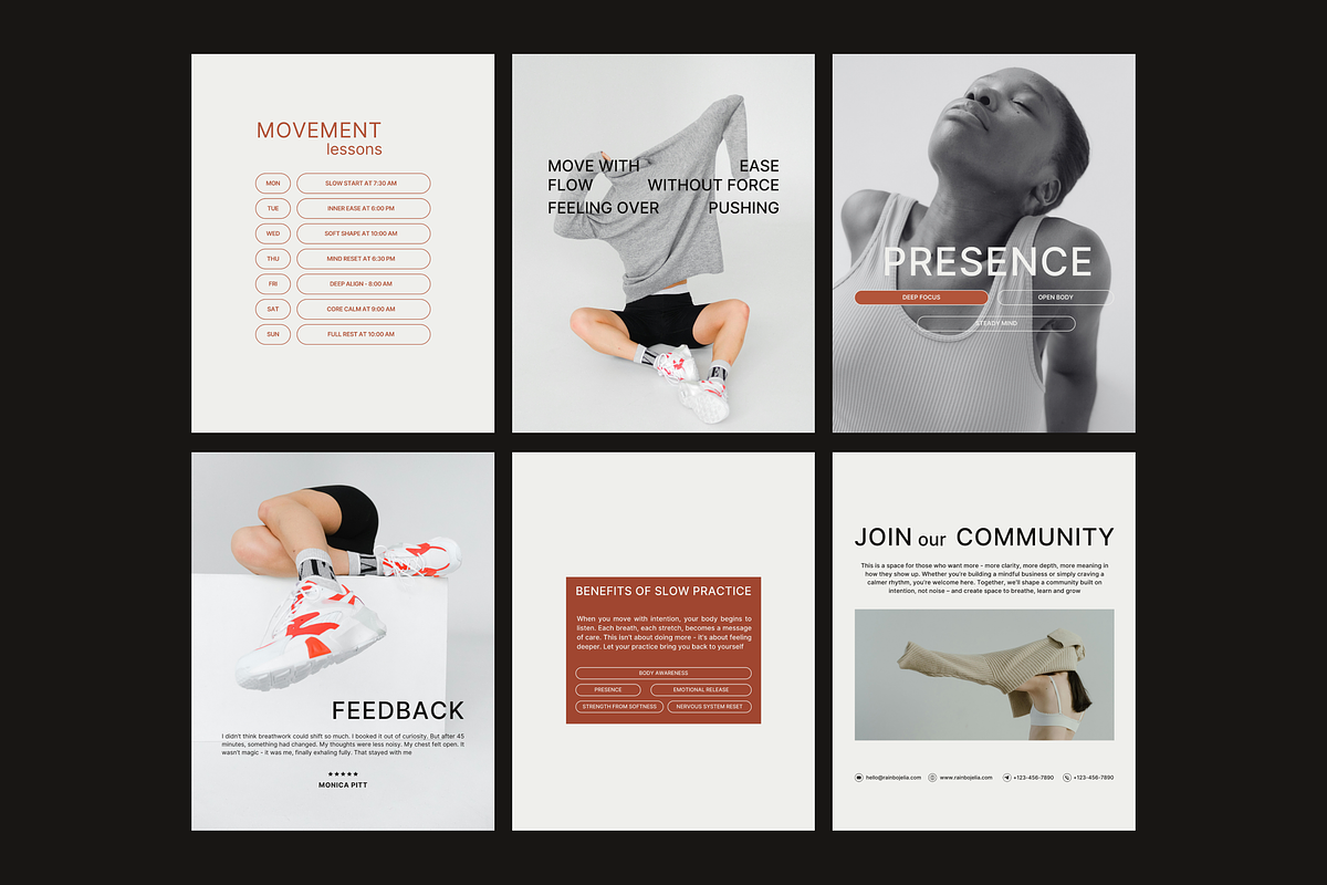 MEYA - Wellness Instagram Templates, a Social Media Template by rainbojelia (Photo 11 of 17)