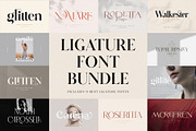 Ligature Font BUNDLE, a Serif Font by BrandSemut (Thumbnail 1 of 70)