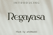 Regayasa font, a Serif Font by artditiastd (Thumbnail 1 of 3)