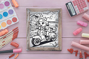 10 Coloring Page, an Education Illustration by Eka Design (Thumbnail 4 of 4)