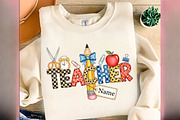 Back to School  Teacher name png, an Illustration by Designworld (Thumbnail 2 of 3)