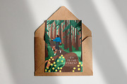 People in nature summer cards set, a Person Illustration by Good Studio (Thumbnail 5 of 7)