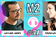 Podcast YouTube Thumbnails - Canva, a Social Media Template by BitByChip (Thumbnail 3 of 6)