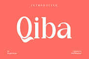 Qiba - Simple Serif Font, a Serif Font by Inspiratype (Thumbnail 1 of 12)