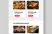 Food Delivery Email Newsletter, an UI Kit Template by MightyDesign (Thumbnail 4 of 9)