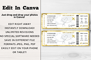 Boarding Pass for Valentine's Day, a Card Template by YasdeyDesigns (Thumbnail 5 of 9)