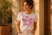 Pink Howdy Cowgirl Hat PNG, a Sport Illustration by Pixels.Craft (Thumbnail 4 of 8)