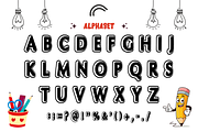 Happy Sunday - Display Font, a Font by KiddoGlyphs Studio (Thumbnail 5 of 5)