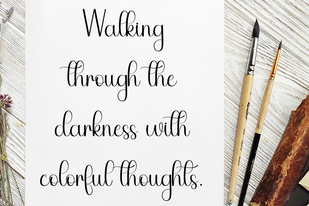 Baby Boho, a Handwritten Font by InermediaSTUDIO (Photo 4 of 8)
