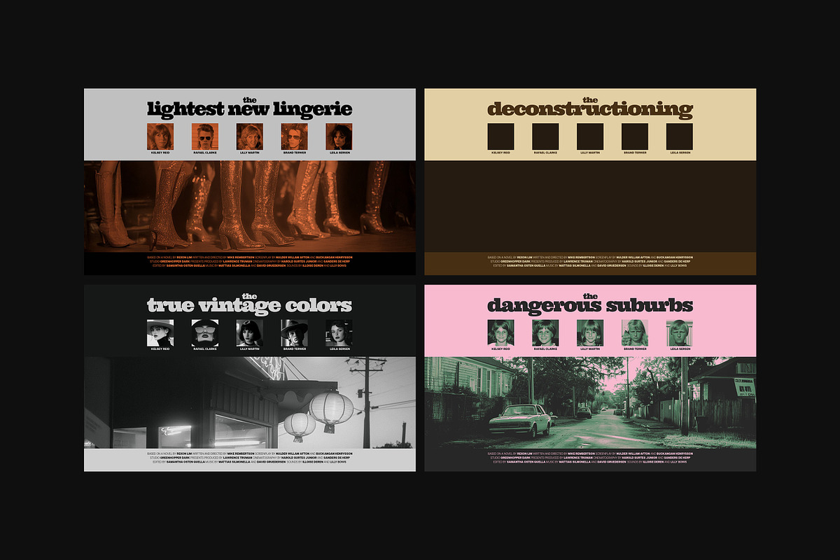 Old Movie Titles Collection, a Templates & Theme by pixelbuddha.net (Photo 20 of 26)