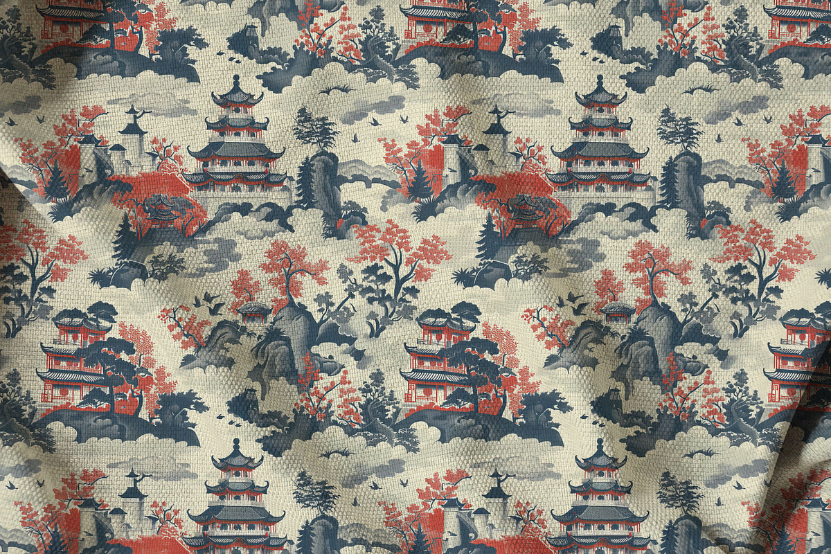 Chinoiserie Seamless Patterns, a Pattern Graphic by Olya Creative (Photo 10 of 19)