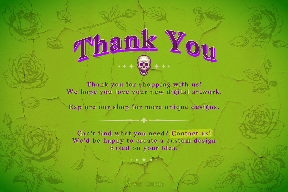 20 Halloween Rose Stamp Brushes, a Brush Add-On by vectstudio (Photo 10 of 10)