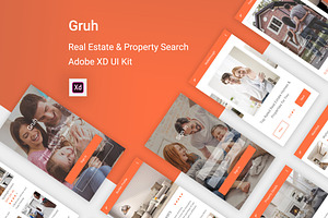 Real Estate & Property Adobe XD App