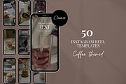 50 Coffee Instagram Reel Templates, a Social Media Template by SociallyyCreative (Thumbnail 1 of 10)